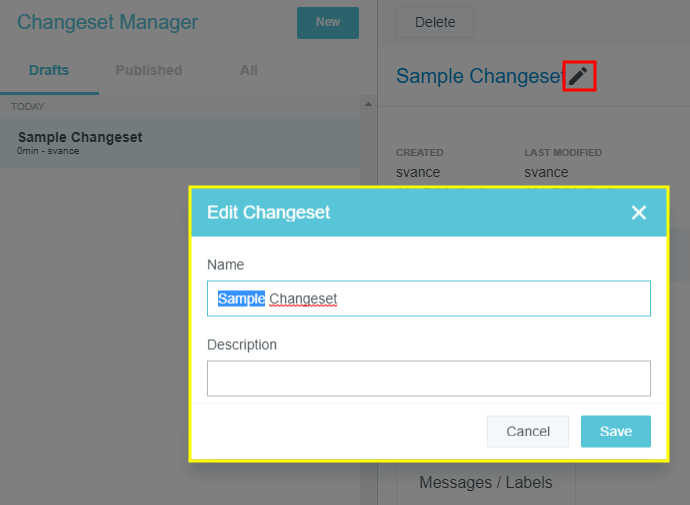 Create and Publish Changesets – Chrome River Help Center
