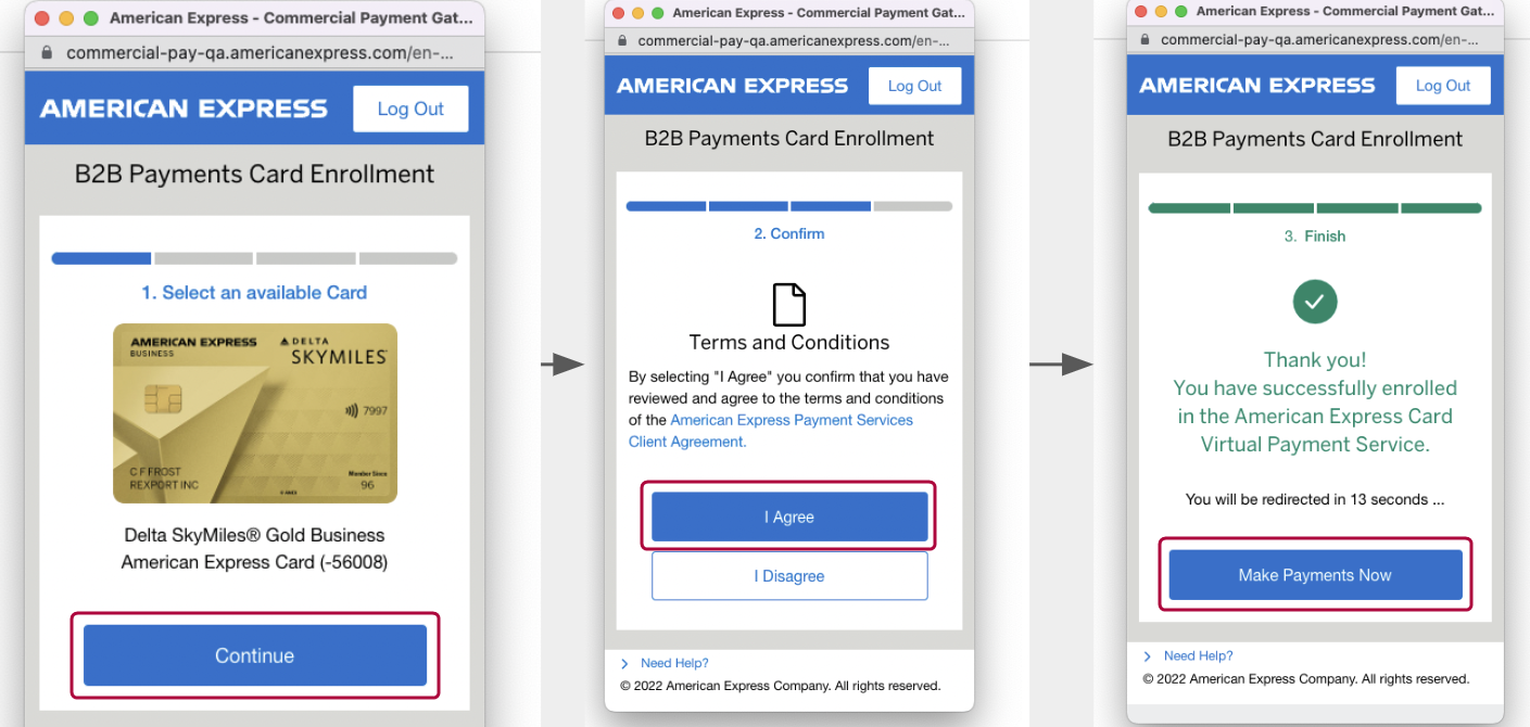 Terms and Conditions screen with I Agree and I Disagree actions.